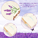Lavender Pattern Embroidery Starter Drawstring Bag Making Kit(DIY-WH0308-156)-5