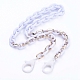 Collares personalizados de cadena de cable de plástico acrílico y ccb(NJEW-JN02824-01)-1