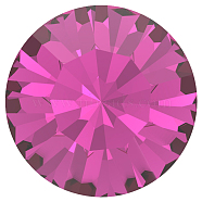 Preciosa&reg MAXIMA Crystal Round Stones, Czech Crystal, Dura Foiling, Round(431 11 615 Chaton), 70350 Fuchsia, SS10/PP21(2.7~2.9mm)(Y-PRC-RBSS10-70350)