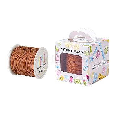 0.8mm Chocolate Nylon Thread & Cord