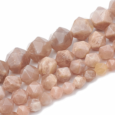 Natural Sunstone Beads Strands(G-S332-6mm-008)-2
