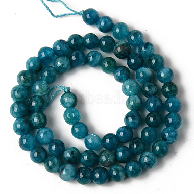 Natural Quartz Beads Strands(X-G-R479-6mm-03)-2
