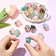 5Pcs UV Plating Transparent Acrylic Beads(MACR-YW0004-28A)-5