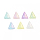 Effet moka forme triangle cousue sur strass(GLAA-A024-06C)-1