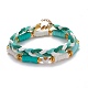 Handmade Polymer Clay Heishi Beads Bracelets Set(X-BJEW-TA00040-03)-2