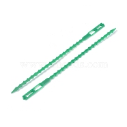 Reusable Plastic Plant Cable Ties, Adjustable Plant Twist Ties, Garden Tool, Medium Sea Green, 170x5~7x1.5mm, 100pcs/set(TOOL-WH0021-33B)