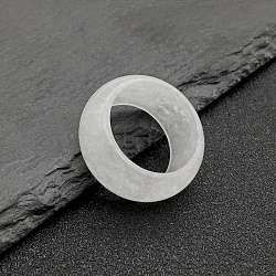 Natural Quartz Crystal Plain Band Rings(DB0589-17)