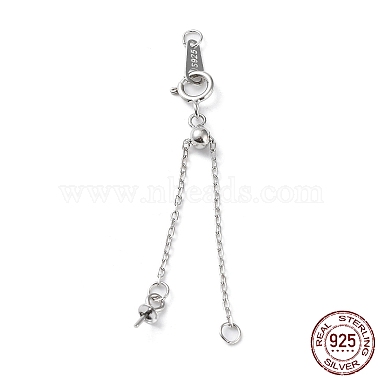 Real Platinum Plated Sterling Silver Chain Extender