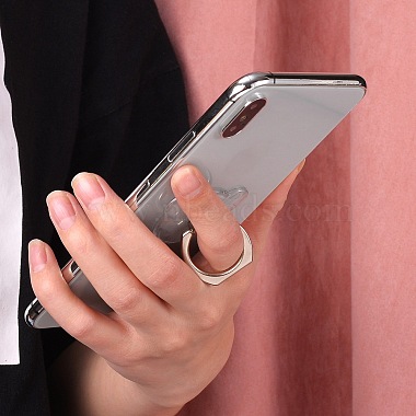 8шт 8 стили прозрачный пластиковый держатель для мобильного телефона(AJEW-SZ0001-33P)-3