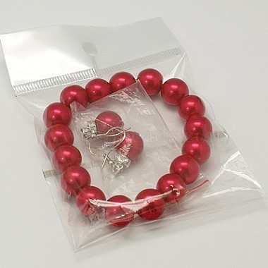 Fashion Glass Pearl Jewelry Sets(X-SJEW-JS00265-20)-2