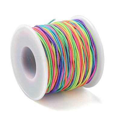 Round Segment Dyed Polyester Elastic Cord(EC-YW0001-01)-2