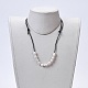 Colliers de perles noires ajustables(NJEW-JN02305-01)-3