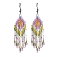 Boho 304 Stainless Steel with Glass Dangle Stud Earring(EJEW-MZ00175-01)-1