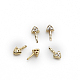 Brass Micro Pave Clear Cubic Zirconia Head Pins(BAPE-PW0001-08B-G)-2