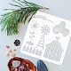 Plastic Reusable Drawing Painting Stencils Templates(DIY-WH0172-903)-3