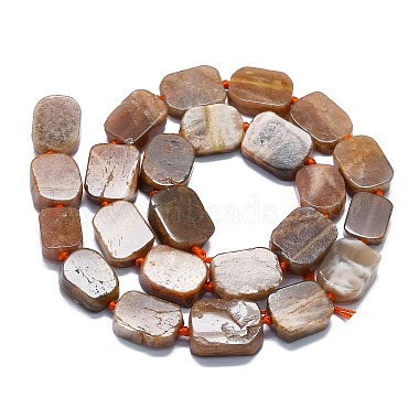Natural Sunstone Beads Strands(G-K245-J08-01)-2