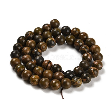 brins de perles de jaspe bourdon naturel(G-G053-A01-02)-3