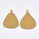 Spray Painted Eco-Friendly Iron Pendants(IFIN-T009-18C)-2