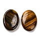 Natural Tiger Eye Oval Worry Stone(G-R487-01D)-2