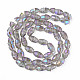 Electroplate Transparent Glass Beads Strands(EGLA-N002-35-C01)-2