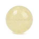 Natural Citrine Home Display Decorations, Sphere Ball Energy Stone Ornaments, 20mm(G-PW0007-123D)
