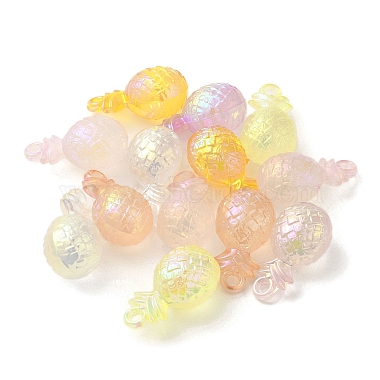 Mixed Color Pineapple Acrylic Beads