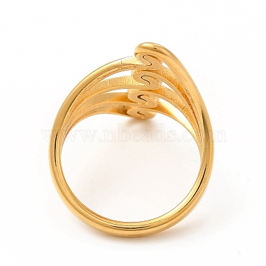 Ионное покрытие (ip) 304 полое кольцо из нержавеющей стали(RJEW-C049-20A-G)-3