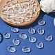 Teardrop Transparent Acrylic Beads(X-TACR-R122-A01)-5