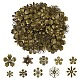 200Pcs 10 Styles Iron Bead Caps(IFIN-YW0004-04)-1