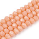 Opaque Solid Color Imitation Jade Glass Beads Strands(EGLA-A044-P6mm-D33)-1