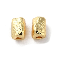 Brass Beads, Column, Real 18K Gold Plated, 6x4mm, Hole: 1.5mm(KK-P256-02G)
