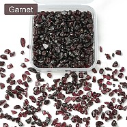 70G Natural Garnet Chip Beads, No Hole/Undrilled, 2~12x2~10x1~3mm(G-YW0001-66)