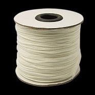 Nylon Thread, White, 1.5mm, about 100yards/roll(X-NWIR-G006-1.5mm-01)
