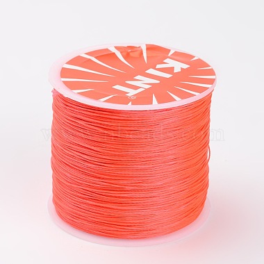 0.45mm DarkOrange Waxed Polyester Cord Thread & Cord