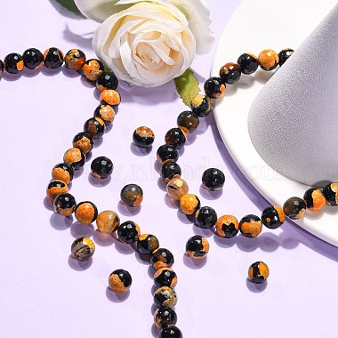 Natural Agate Beads Strands(G-G056-10mm-G)-6