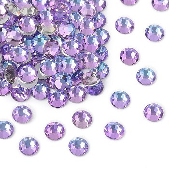 Preciosa&reg MAXIMA Crystal No Hotfix Flatback Stones, Czech Crystal, Aluminium Layer, Round(438 11 615 Chaton Rose), 00030 265 Vitrail Light, SS10(2.7~2.9mm)