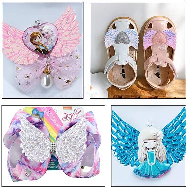 Glittery Angel Wings Patches(DIY-PH0026-30)-7