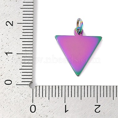 Ion Plating(IP) 304 Stainless Steel Pendants(STAS-I311-22RC)-3