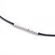 Waxed Cord Necklace Making(MAK-E665-04A)-2