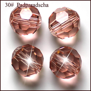 Imitation Austrian Crystal Beads, Grade AAA, Faceted(32 Facets), Round, Pale Violet Red, 10mm, Hole: 0.9~1mm