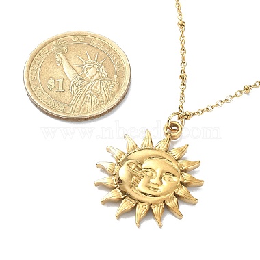 Sun 304 Stainless Steel Necklaces
