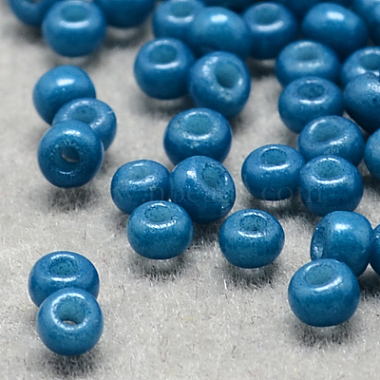 2mm SteelBlue Glass Beads