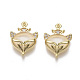 Brass Micro Pave Cubic Zirconia Charms(KK-R132-013-NF)-1