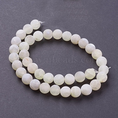 Natural Weathered Agate Beads Strands(G-G589-10mm-03)-2