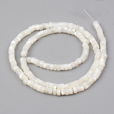 Natural Trochid Shell/Trochus Shell Beads Strands(X-SHEL-R049-024)-2