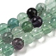 Arc-en-naturelle brins fluorite de perles(G-P255-01-8mm)-2