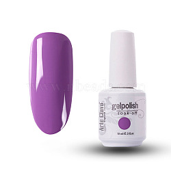 15ml Special Nail Gel, for Nail Art Stamping Print, Varnish Manicure Starter Kit, Plum, Bottle: 34x80mm(MRMJ-P006-A023)