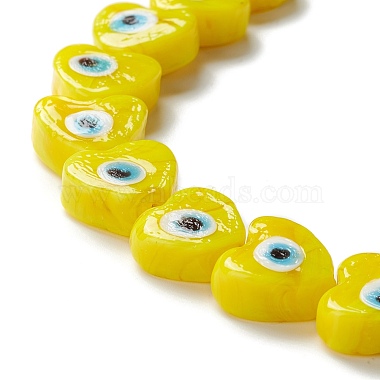Handmade Evil Eye Lampwork Beads(LAMP-F021-02C)-4