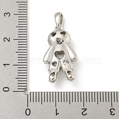 Rack Plating Brass Clear Cubic Zirconia Pendants(KK-P277-38P-01)-3