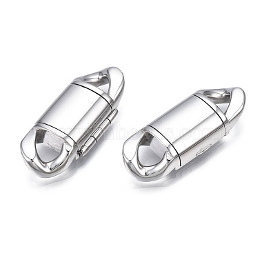Stainless Steel Color 304 Stainless Steel Fold Over Clasps